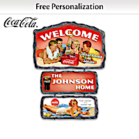 COCA-COLA Personalized Seasonal Welcome Sign Collection
