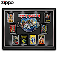 Iron Maiden Zippo&reg; Lighters With Illuminated Display