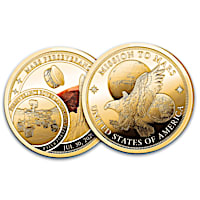 24K Gold-Plated Proof Coins Honor Mission To Mars