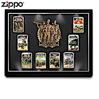 Battles Of Vietnam Zippo&reg; Lighters With Lighted Display