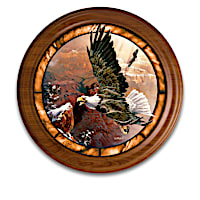 Ted Blaylock Illuminating Stained-Glass Eagle Art Collection