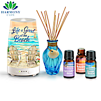 "Ocean Paradise" Diffuser And Essential Oils Collection