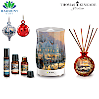 Thomas Kinkade Christmas Aromatherapy With Light-Up Diffuser