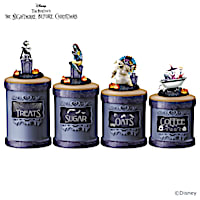 The Nightmare Before Christmas Kitchen Canisters With Labels