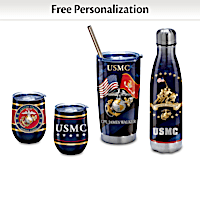 USMC Stainless Steel Drinkware And Personalized Tumbler