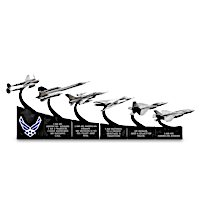 USAF History Timeline Sculptures In Cold-Cast Metal