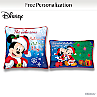 Disney Personalized Two-Sided Seasonal Pillow Collection
