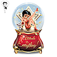 Betty Boop Illuminating Glitter Globes With Sassy Sentiments