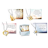 "Reflections Of Faith" Pendant Collection With Mirror Box