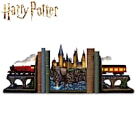 HARRY POTTER HOGWARTS Bookend Collection Lights Up