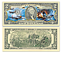 Greatest World War II Warbirds $2 Bills Currency Collection