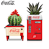 COCA-COLA Timeless Classics Sculpted Planters And Succulents