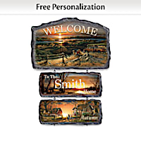 Terry Redlin Seasonal Art Personalized Welcome Sign