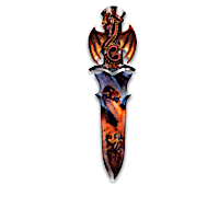 "Realm Of Dragons" Sculptural Knife Wall Decor Collection