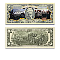 U.S. Vietnam Veterans $2 Bills Collection With Display Box