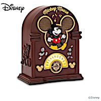 Disney Mickey Mouse Light-Up Musical Radio And TV Sculptures