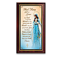 "Visions Of Mary" Inspirational Wall Plaque Collection