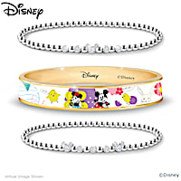 Disney Bangle Bracelets For Each Month Of The Year With Case
