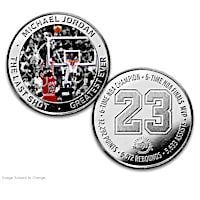 Michael Jordan "Greatest Ever" Coin Collection And Display