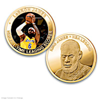 LeBron James Legacy Coin Collection And Deluxe Display Box