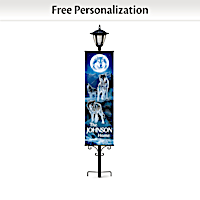 Al Agnew Personalized Welcome Banners With Solar Lamppost