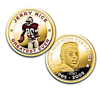 Jerry Rice "Greatest Ever" Tributes And Display