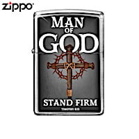 "Strength In The Lord" Religious Art Zippo&reg; Lighters