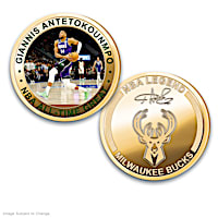 Giannis Antetokounmpo Legacy Coin Collection And Display Box