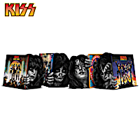 KISS Sculptures With Replicated Full-Color Album Art
