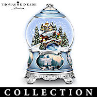 Thomas Kinkade Songs Of The Season Snowglobe Collection