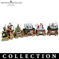 Thomas Kinkade Wonderland Express Snowglobe Collection