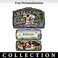 Cozy Companions Personalized Welcome Sign Collection