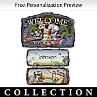 Cozy Companions Personalized Welcome Sign Collection