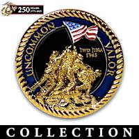 USMC Official Commemorative Challenge Coin Collection