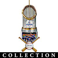 Chicago Cubs World Series Ornament Collection