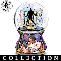 Elvis: Burning Love Glitter Globe Collection