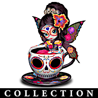 Jasmine Becket-Griffith Sugar Skull-Inspired Teacup Fairies