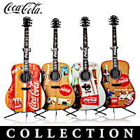 COCA-COLA A Song And A Smile Guitar Sculpture Collection