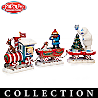 All Aboard The Rudolph Express Figurine Collection