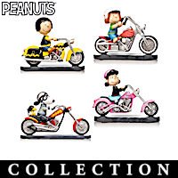 PEANUTS Fast Friends Motorcycle Figurine Collection