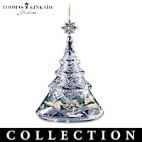 Thomas Kinkade Crystal Holidays Ornament Collection