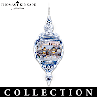 Thomas Kinkade Annual Crystal Ornament Collection