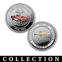 Officially Licensed Chevrolet Corvette Proof Coin Collection