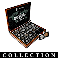 The 20 Centuries Of History Coin Collection And Display Case
