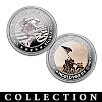 The American Battles Of The Pacific Theatre Coin Collection