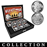 The Wild West Morgan Silver Dollar Coin Collection