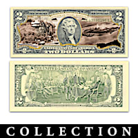 All-New World War II Battles $2 Bills Currency Collection