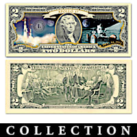 All-New U.S. Space Race $2 Bills Currency Collection