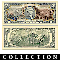 All-New U.S. History $2 Bills Currency Collection