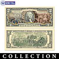 All-New U.S. History $2 Bills Currency Collection